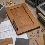 Cabinetry : meubles intégrés et armoires de cuisine en chêne et vitrages