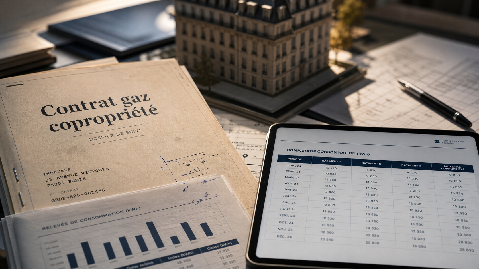 Contrat gaz copropriété : prix fixe ou indexé, vote en AG