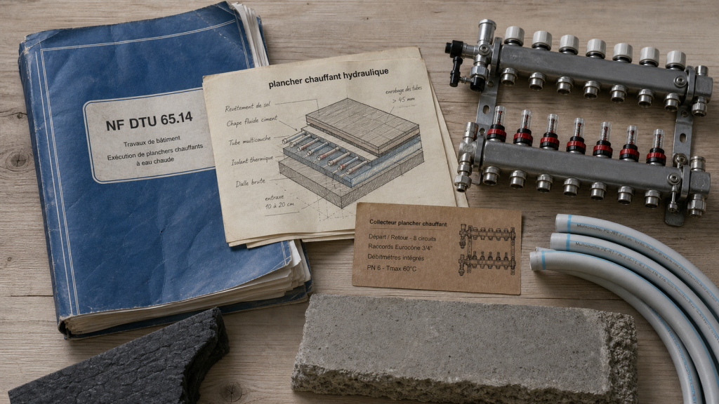 DTU 65.14 : plancher réversible, 48 h d’arrêt, responsabilité chantier