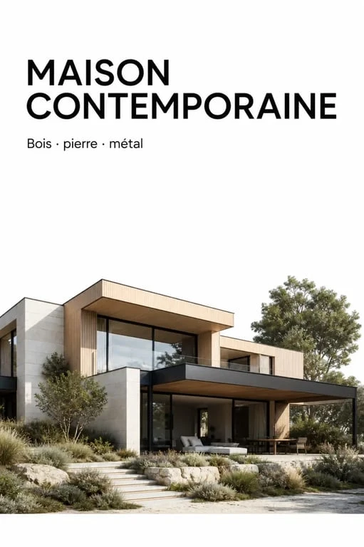 Maison d'architecte contemporaine illustrant qu'est ce qu'une maison d'architecte