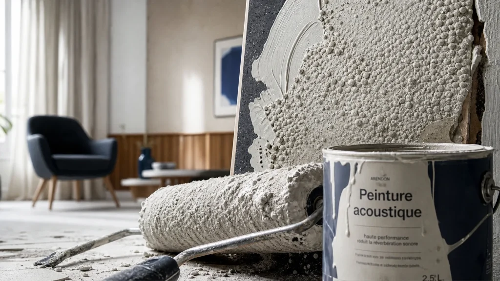 Peinture insonorisante : 2 dB mesurés contre 15 dB annoncés