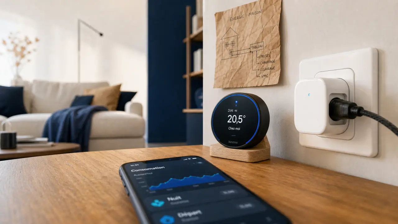 Réduire sa facture d'électricité avec la domotique : thermostat connecté et prise intelligente