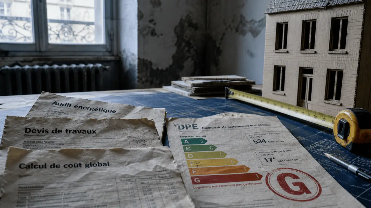 Acheter une maison DPE G : DPE G, documents de travaux et coûts