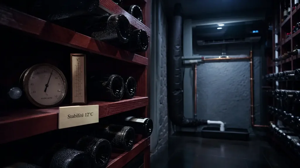Climatiser une cave à vin : stabilité à 12°C