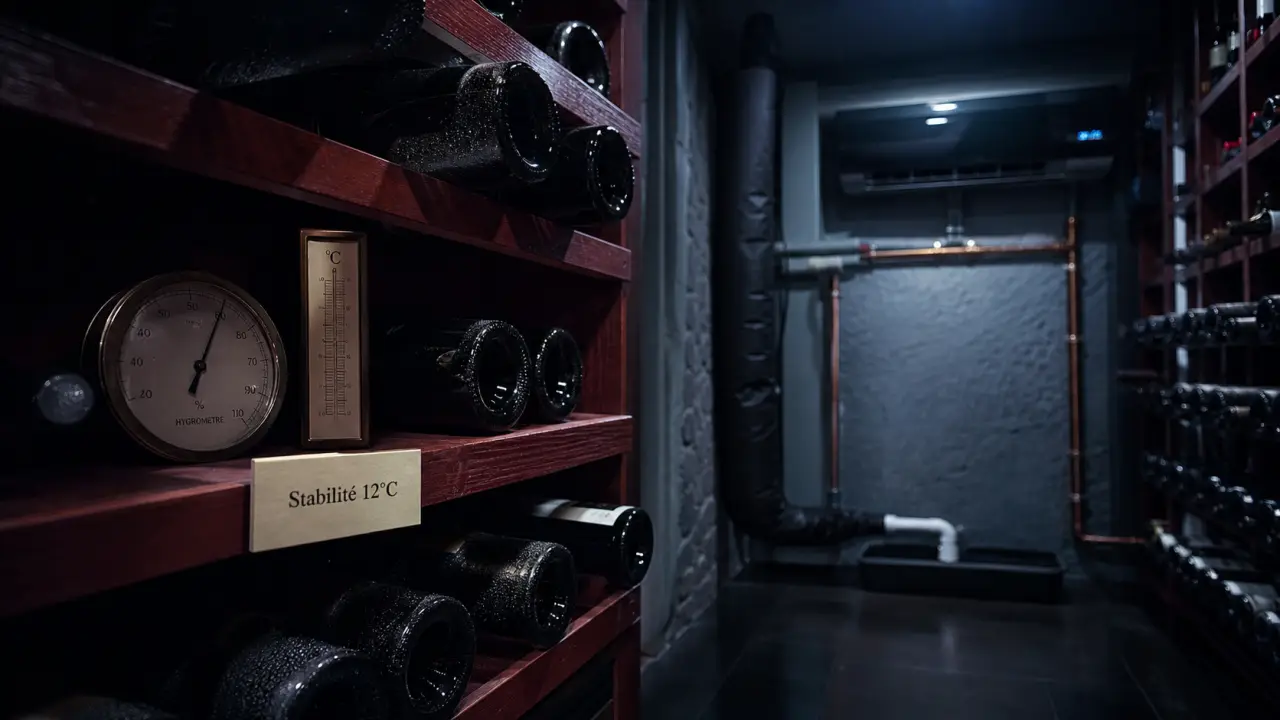Climatiser une cave à vin : stabilité à 12°C