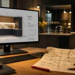 Conception cuisine logiciel : vue 3D avec budget et contraintes