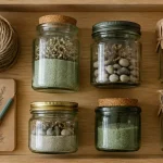 Déco bocaux avec pots en verre design