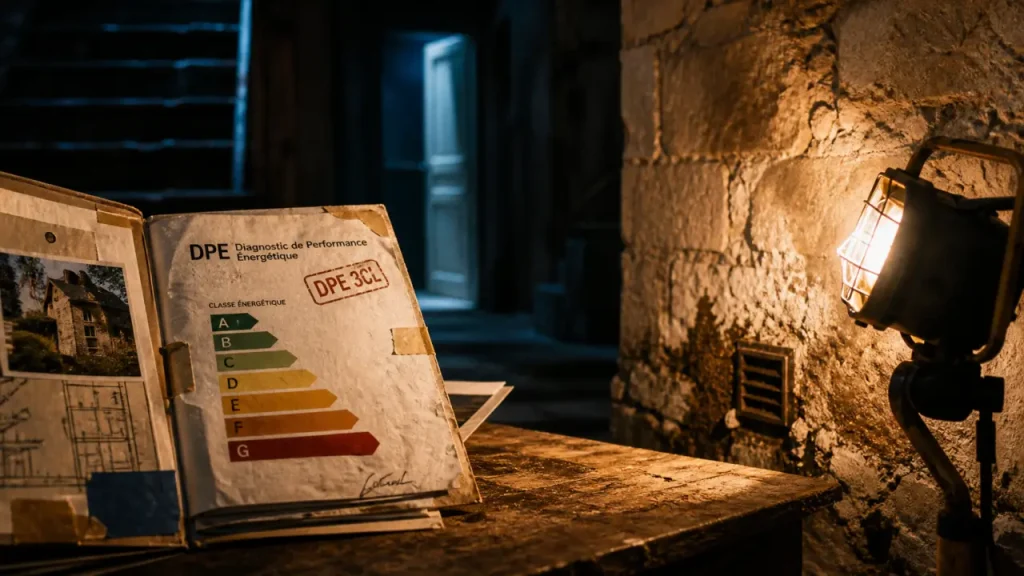 DPE maison ancienne en pierre : mauvais classement et humidité