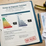 DPE obligatoire pour la vente d’une maison : dossier de diagnostic DPE avec étiquette énergie