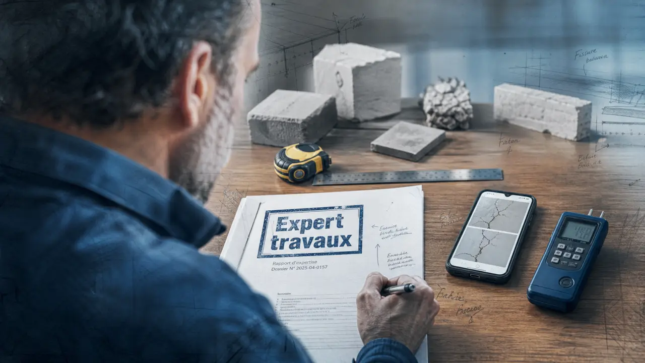 Expert travaux malfaçon prix : expert bâtiment et rapport