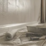 Peinture satinee murale : application au rouleau, finition satinée