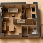 Solution porte petit espace : coulissante, galandage ou accordéon