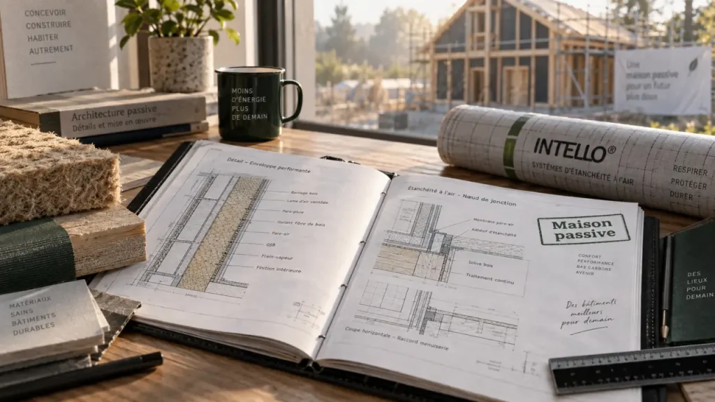 Constructeur maison passive : étanchéité à l’air en chantier