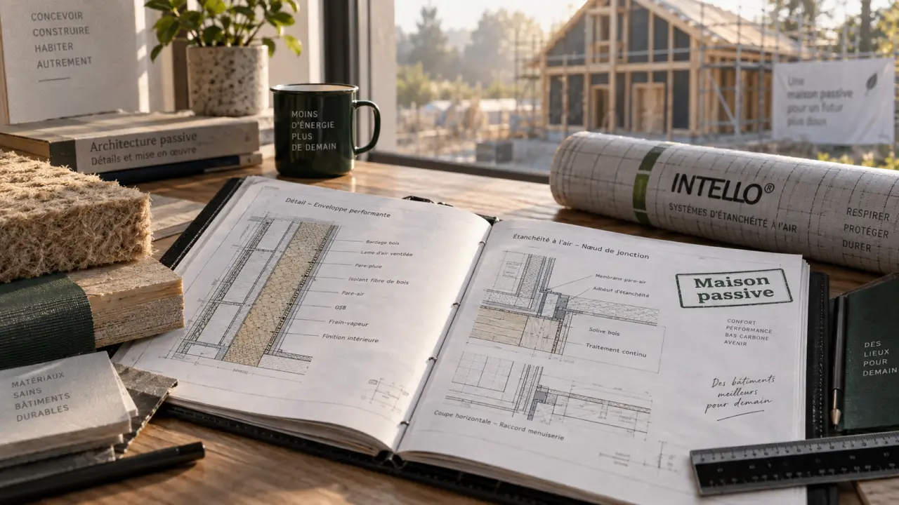 Constructeur maison passive : étanchéité à l’air en chantier