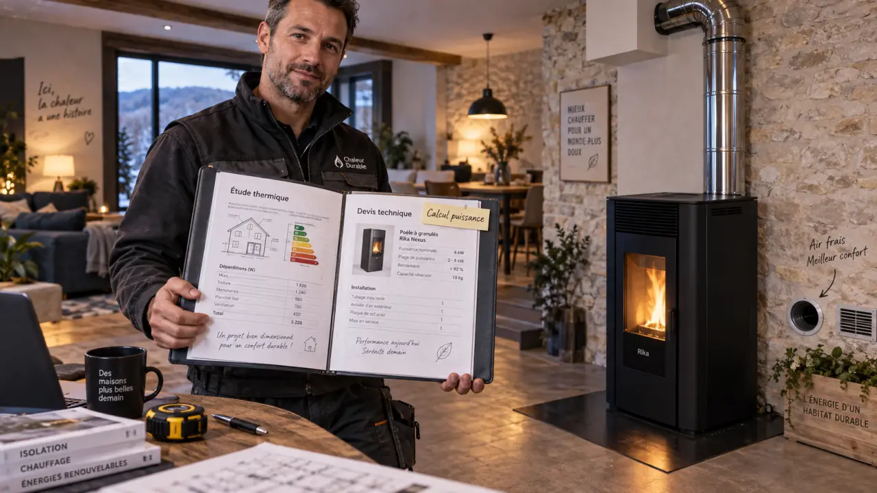 Installer un poêle à granulés : conduit adapté, arrivée d’air, mise en service contrôlée