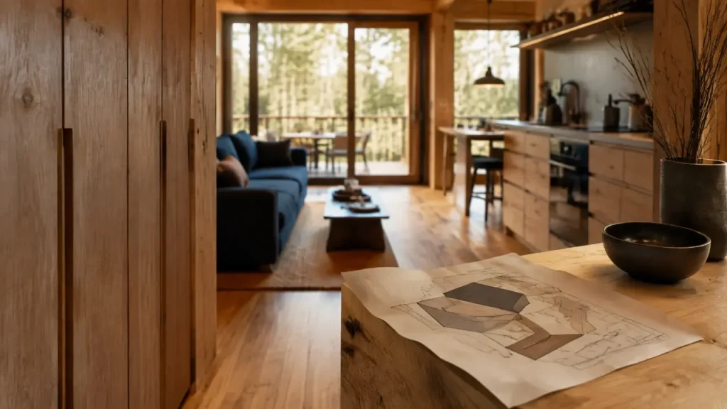 Maison 50m2 : plan avec 1 ou 2 chambres