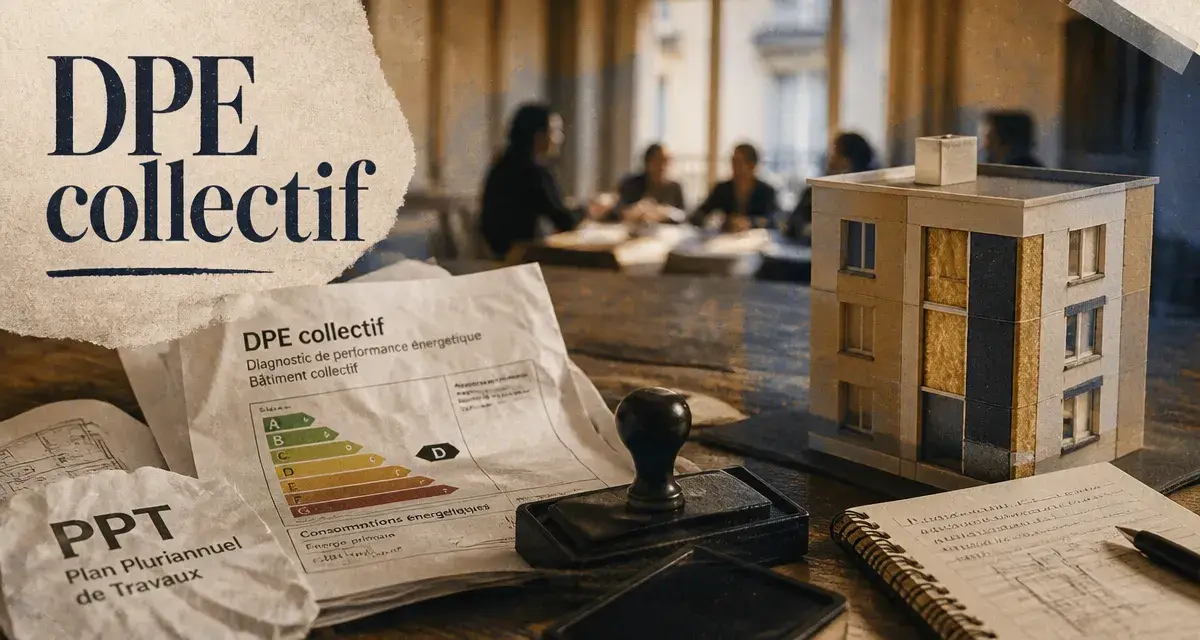 Rénovation énergétique obligatoire copropriété : DPE collectif et PPT