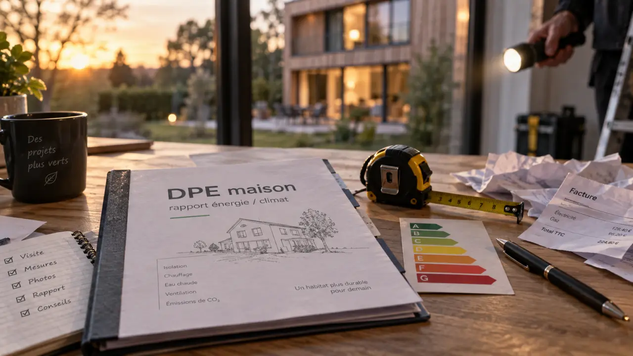 Tarif dpe maison : 100 à 250 € DPE