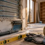 Chauffage par le mur : tubes au mur et risque de réglage trop chaud pour la pompe à chaleur