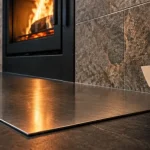 Habillage mur derrière poele à bois : parement décoratif et distances de sécurité